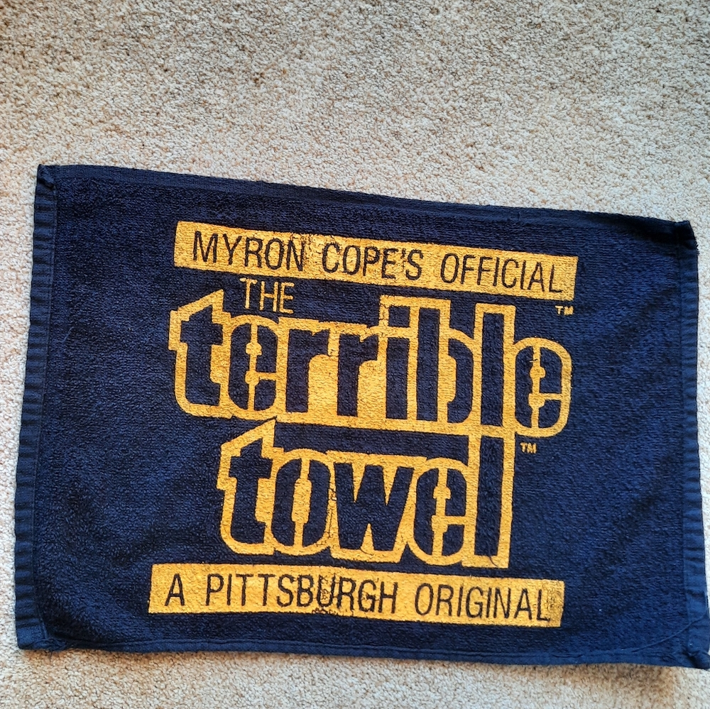 Myron Cope's Official "The terrible towel" A Pittsburg Original